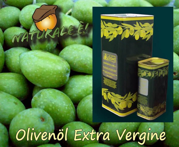 Bio Olivenöl Livanti, Extra Vergine/Nativ Extra – sortenrein, 100% Nocellare Etnea Oliven